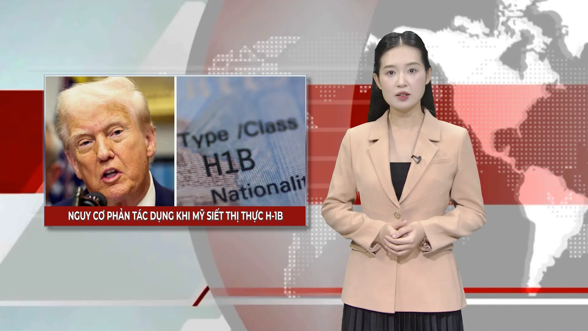 Nguy cơ phản tác dụng khi Mỹ siết thị thực H-1B | Nhìn ra thế giới | 24/09/2025